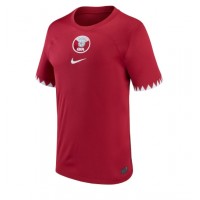 Koszulka piłkarska Katar Strój Domowy MŚ 2022 tanio Krótki Rękaw